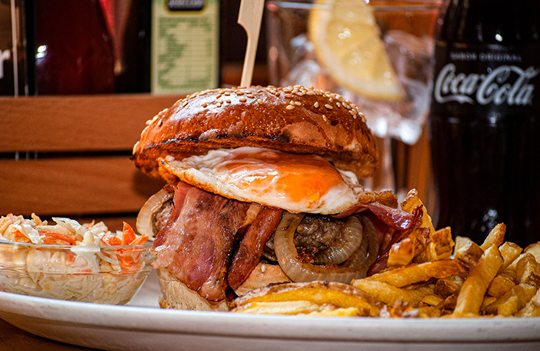 Hamburguesa Home Egg Simpson