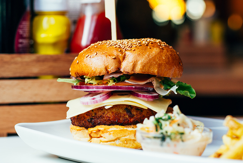 Quién dijo que las hamburguesas solo podrían ser de carne