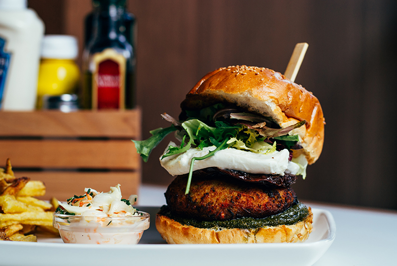 Quién dijo que las hamburguesas solo podrían ser de carne