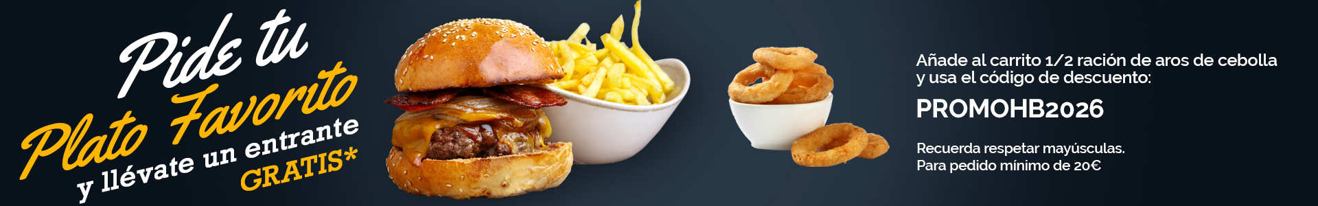 Banner Promocional Home Burger Bar